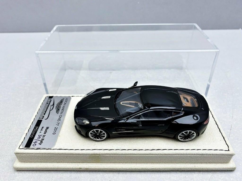 ASTON MARTIN ONE 77 2010 Black 1/43 TECHNOMODEL Neuve + Box, Hobby en Vrije tijd, Modelauto's | 1:43, Ophalen of Verzenden, Nieuw