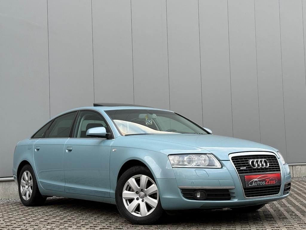 Audi A6 3.2i V6 24v FSI Quattro Xenon Opendak Memory Cruise, Auto's, Stof, Overige kleuren, Bedrijf, 266 g/km