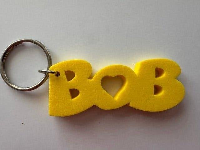 BOB sleutelhanger met hart, Verzamelen, Sleutelhangers, Verzenden, Nieuw, Transport