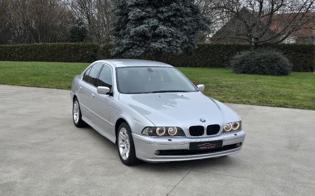 BMW 530i e39 Auto. ** Airco - 2e prop depuis 2004 ** GAR 12M, Cuir, Argent ou Gris, Entreprise, Garantie prolongée