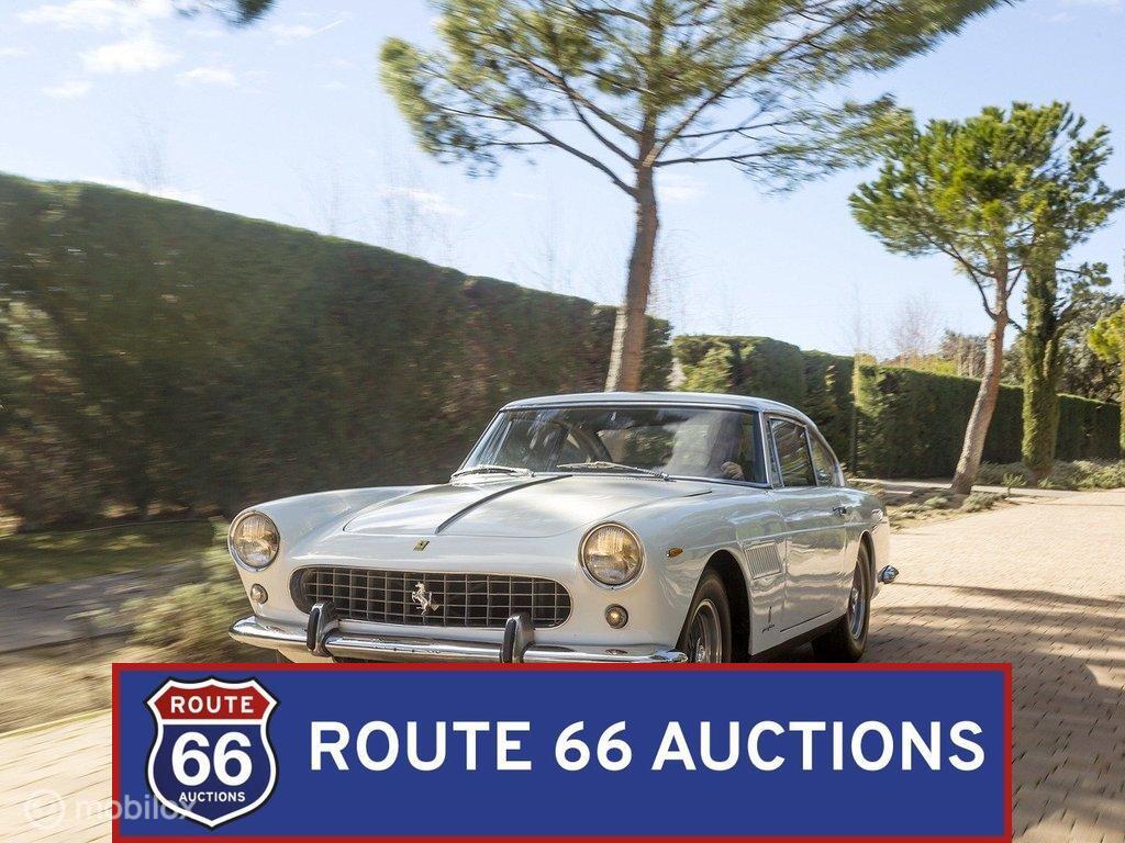 Ferrari 250 GTE 2+2 | 1962 | Route 66 Auctions, Auto's, Oldtimers, Bedrijf, Te koop, Ferrari, Benzine, Overige carrosserie, Handgeschakeld