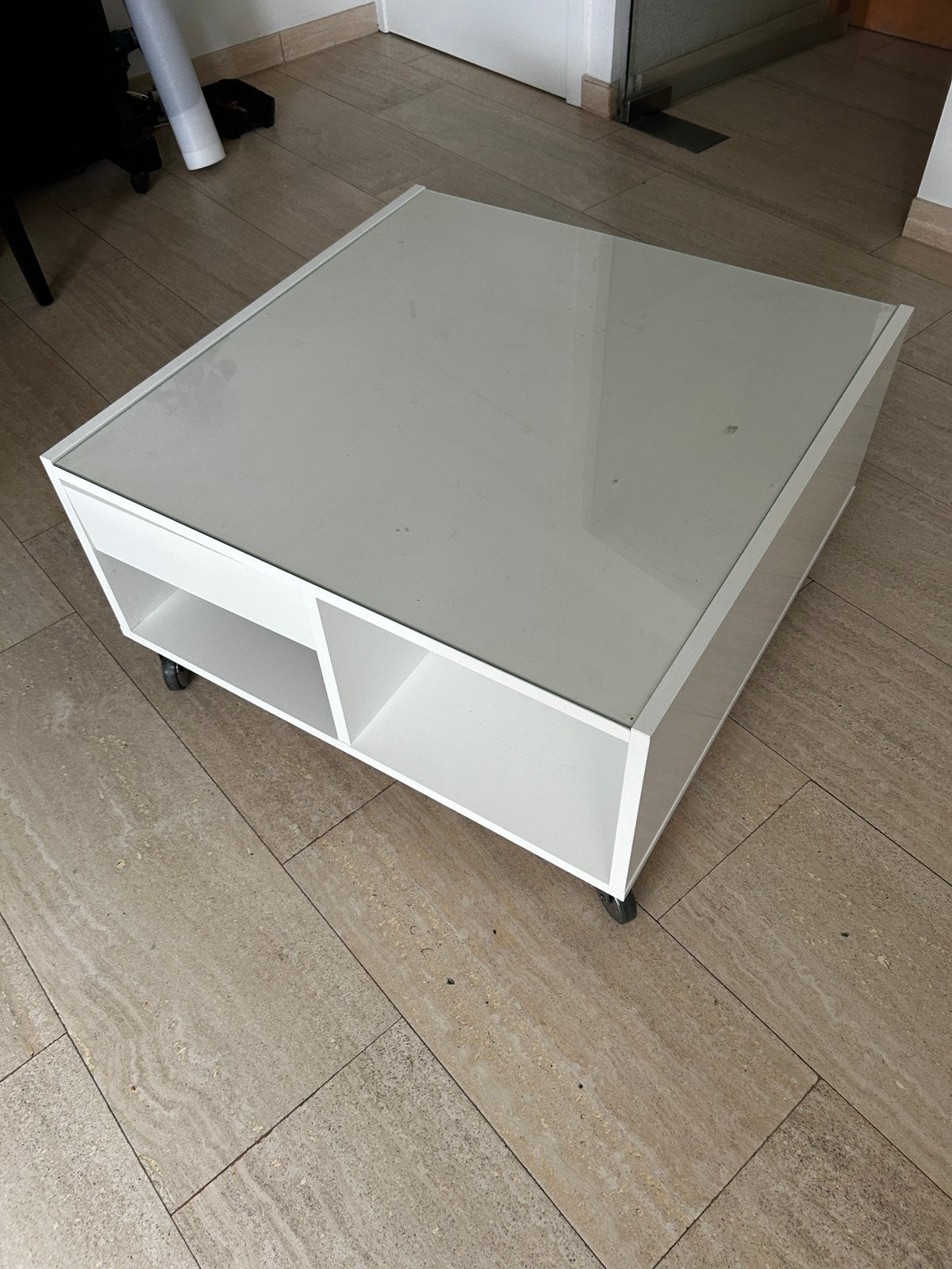 Salontafel Ikea, Huis en Inrichting, Tafels | Salontafels, Ophalen, Gebruikt, 50 tot 100 cm, Vierkant
