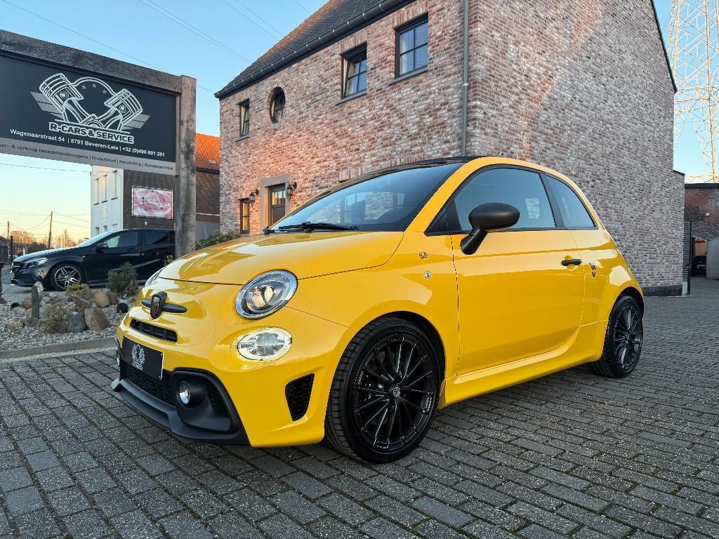 ABARTH 595C COMPETIZIONE 180 PK CABRIO/SABELT/BREMBO/.., Auto's, Voorwielaandrijving, 4 zetels, Cabriolet, Alcantara