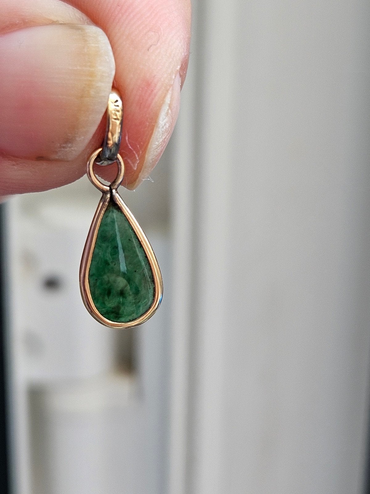 Pendentif or 14k, Handtassen en Accessoires, Oorbellen, Ophalen, Goud, Goud