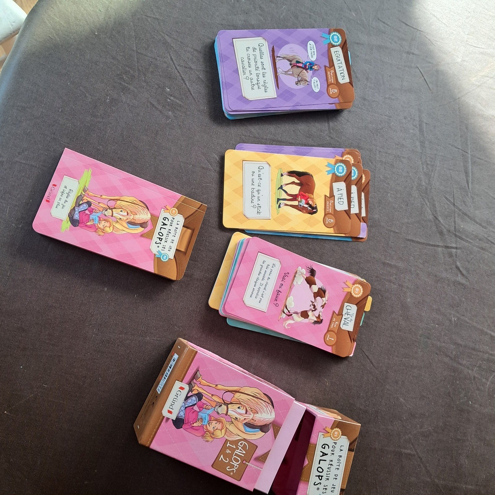 jeu pour reussirses galops, Enlèvement