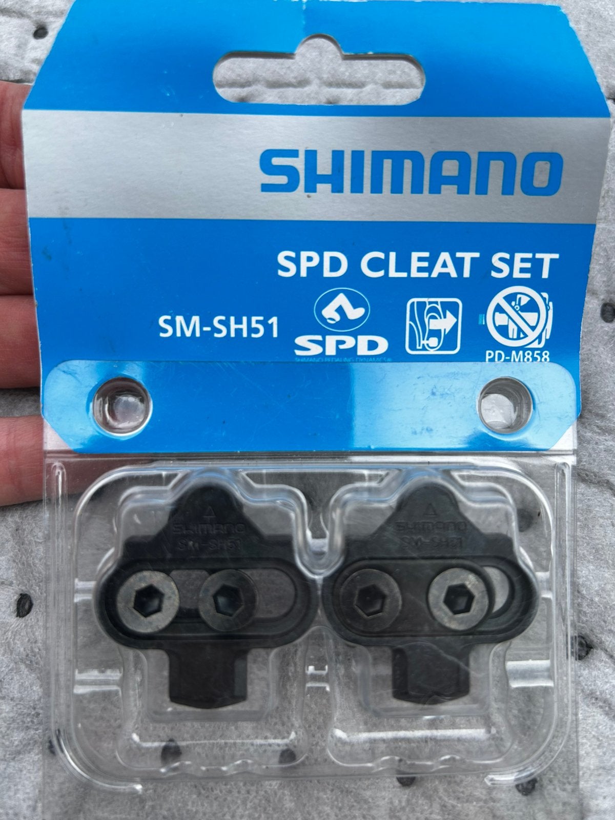 Shimano SPD SM SH51 schoenplaatjes, Fietsen en Brommers, Ophalen, Nieuw