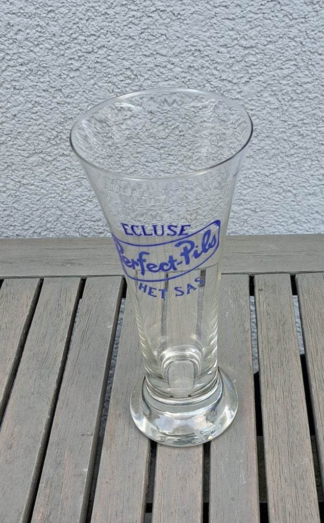 Het Sas Ecluse perfect pils 33 cl, Verzamelen, Ophalen of Verzenden, Gebruikt, Glas of Glazen
