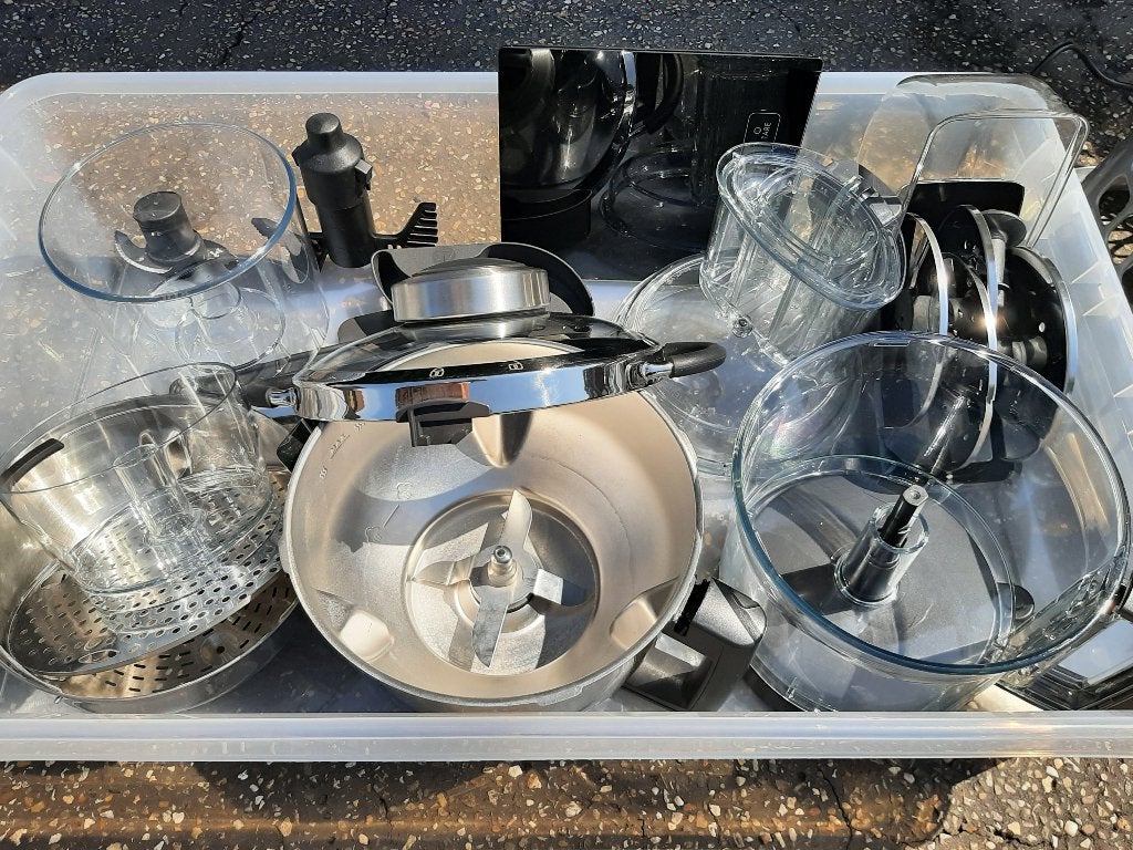 Monsieur cuisine Magimix, Elektronische apparatuur, Keukenmixers, 3 tot 4 liter, Ophalen, Zo goed als nieuw, 3 snelheden of meer