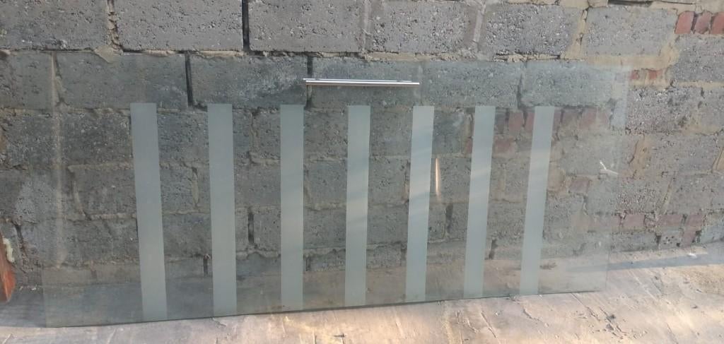 Porte verre 2150 x 930 x 8 mm coulissante, Enlèvement, Comme neuf