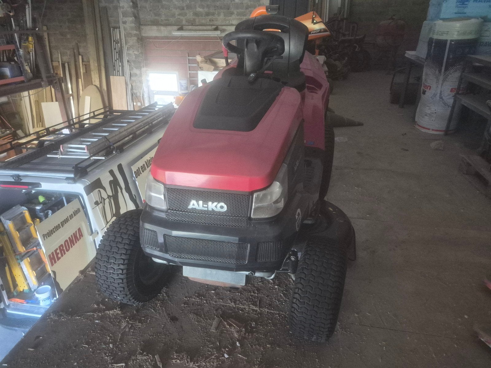 zitmaaier 23pk, Démarrage électrique, 120 cm ou plus, Enlèvement, Utilisé