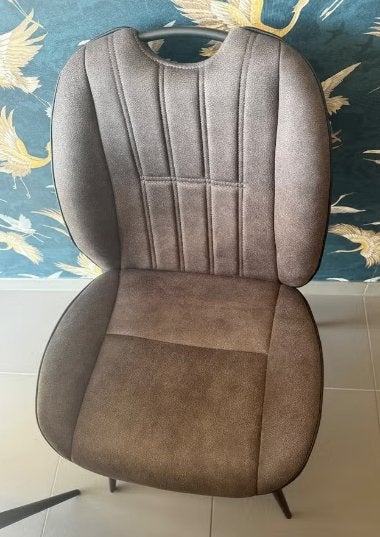 Chaises tissus anthractite, Gris, Comme neuf, Enlèvement, Cinq, Six Chaises ou plus
