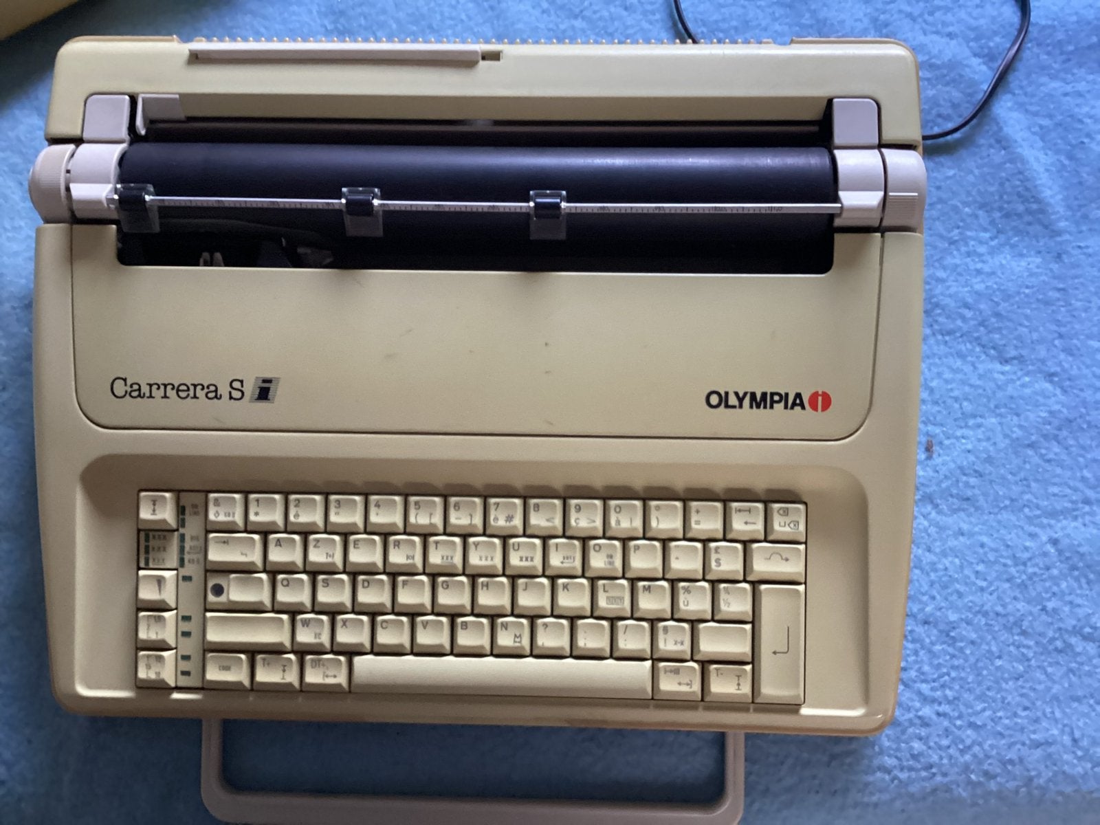 Elektrische schrijfmachine, Ophalen, Gebruikt