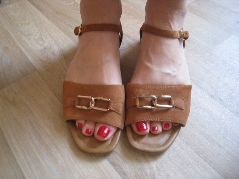 Sandales Geox, Kleding | Dames, Geox, Bruin, Zo goed als nieuw, Sandalen of Muiltjes
