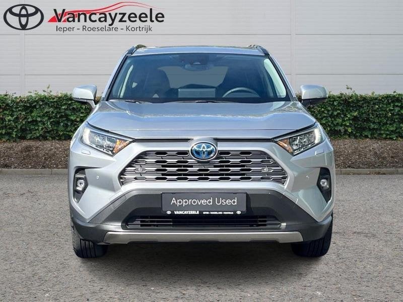 Toyota rav4 Dynamic Plus+leder+EV zetels+cam+gps+sens V+A, Auto's, Toyota, USB, 161 kW, 5 deurs, Hybride Elektrisch/Benzine
