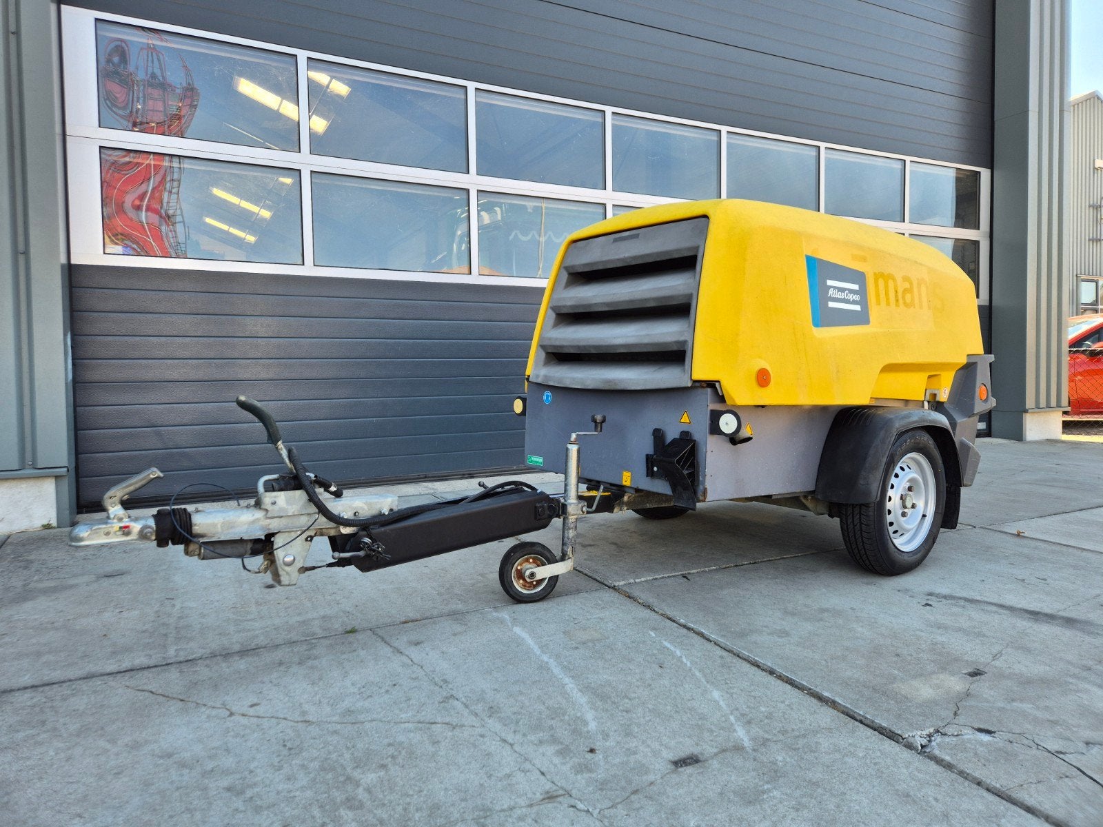 Atlas Copco XAS58 mobiele compressor / bouwcompressor 2017, Doe-het-zelf en Bouw, Ophalen, 800 liter/min of meer, Zo goed als nieuw