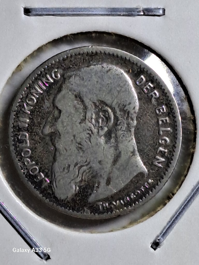Belgique Leopold ll 50 centimes 1909 Fl., Enlèvement ou Envoi, Belgique, Monnaie en vrac, Argent