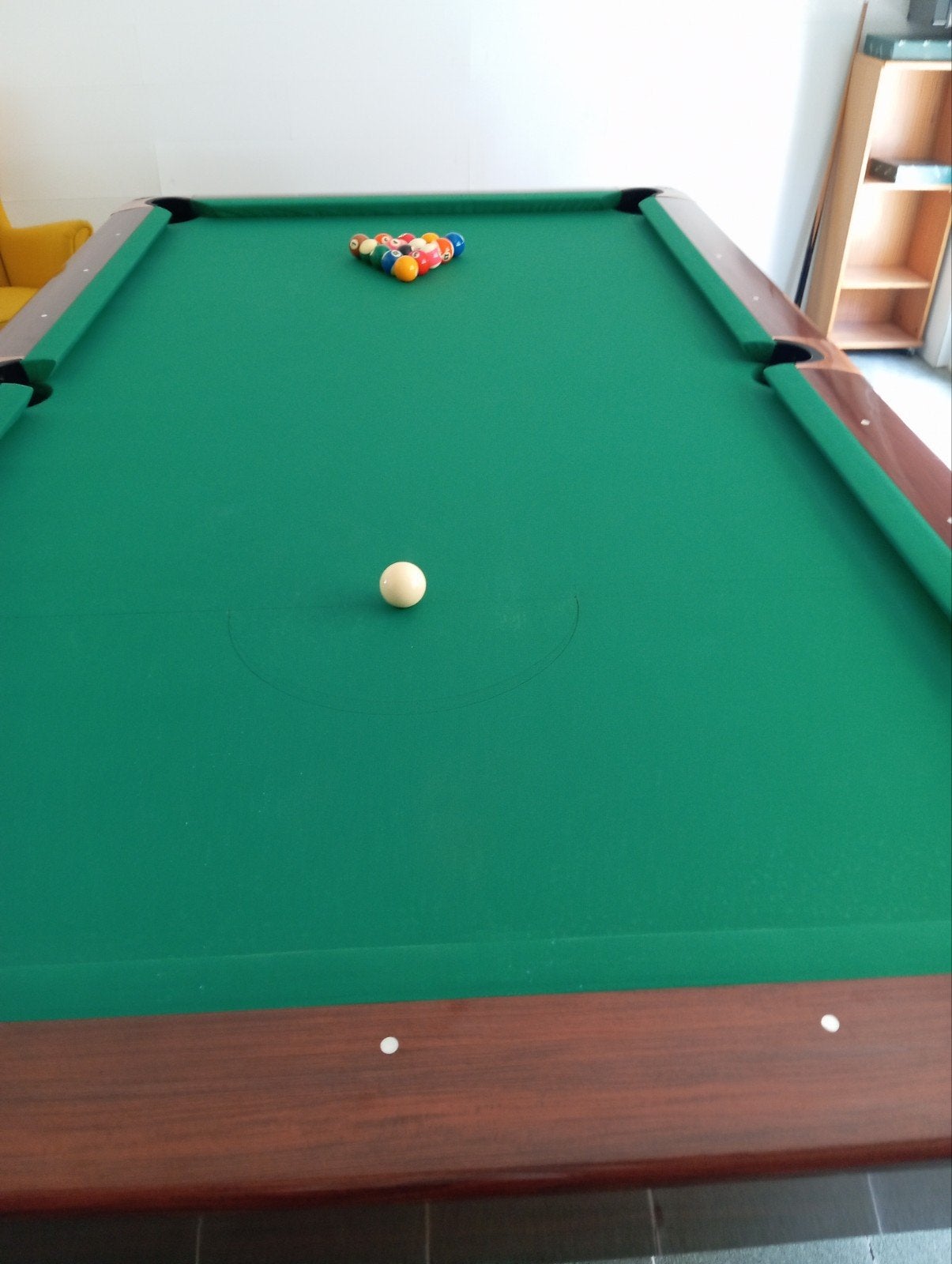 Pooltafel, Ophalen, Pooltafel