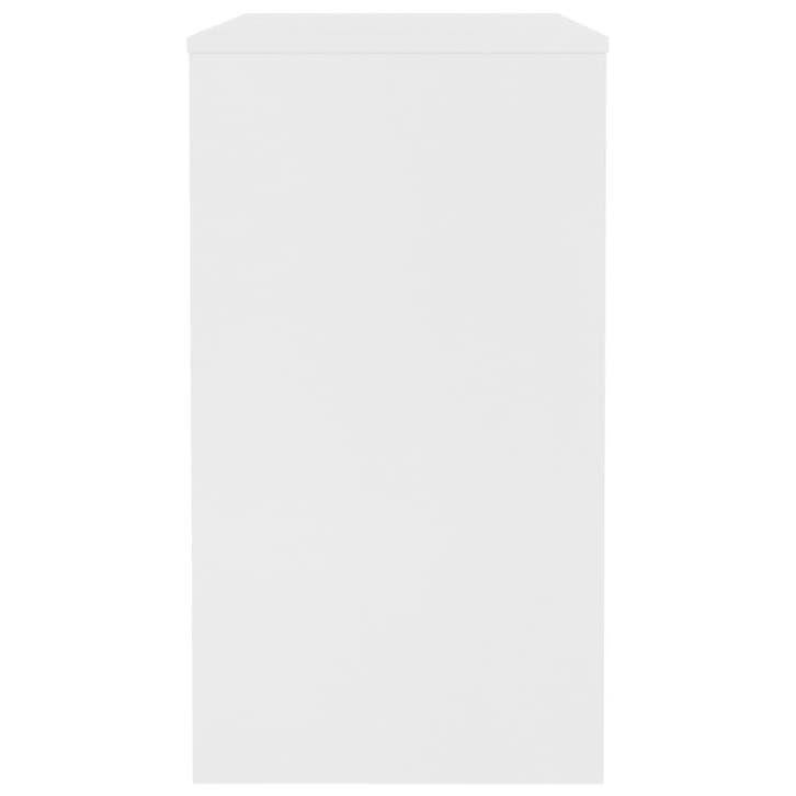 Bureau  90x40x72 cm blanc - Bois d'ingénierie, Moderne, Enlèvement ou Envoi, Blanc, Bois