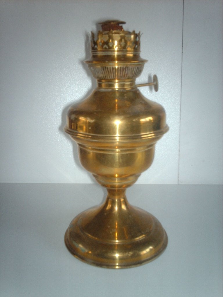 Pied de lampe au kérosène en cuivre, Enlèvement ou Envoi, Cuivre