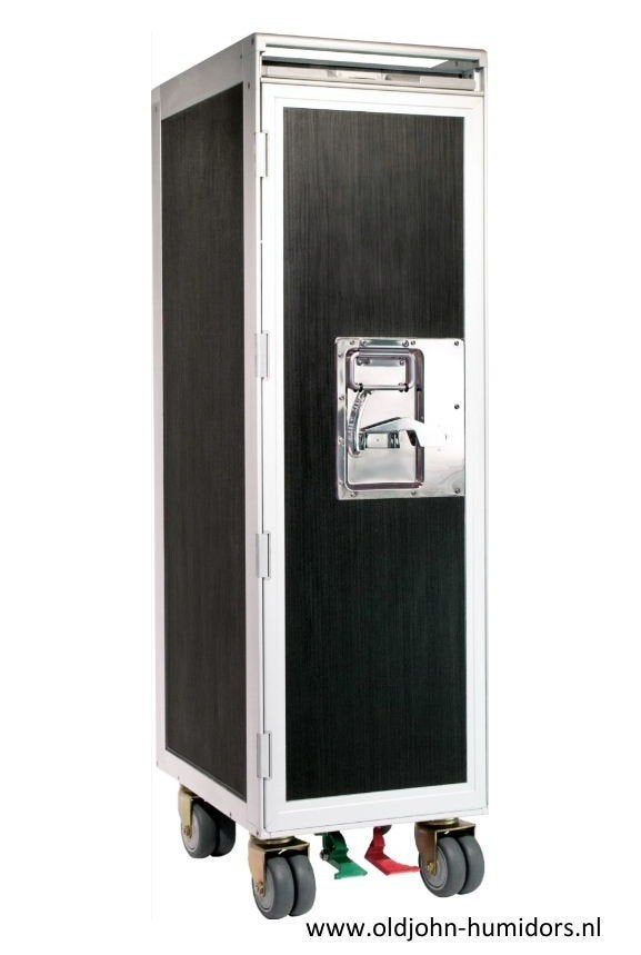 ADORINI TROLLEY KABINET HUMIDOR  BLACK HIGH END HUMIDOR h206, Verzenden, Nieuw, Tabaksdoos of Verpakking