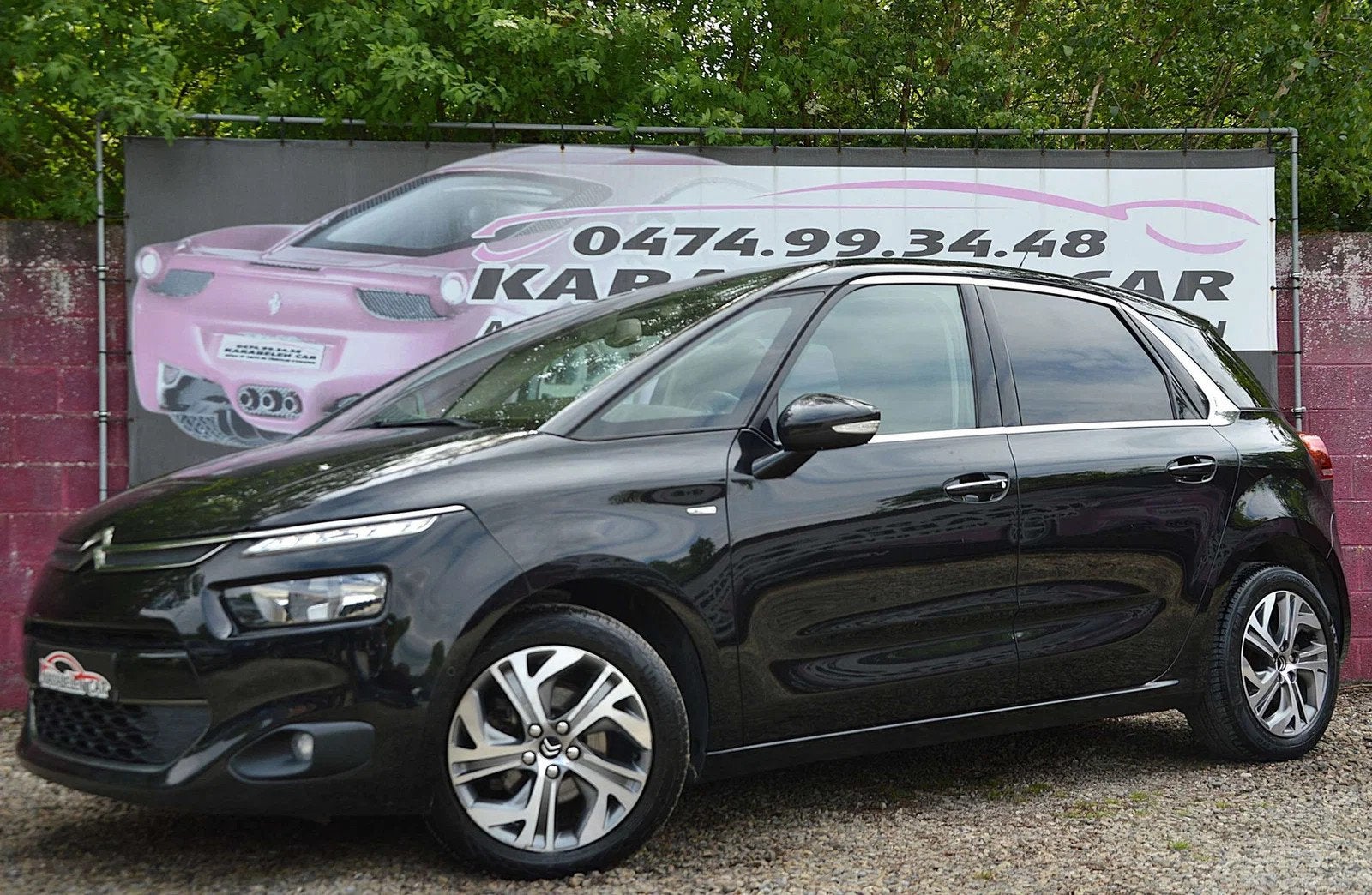 Citroën C4 Picasso 1.6e-HDi Exclusive BOITE AUT NAV CAM CLI, Auto's, Automaat, Euro 5, Gebruikt, Zwart