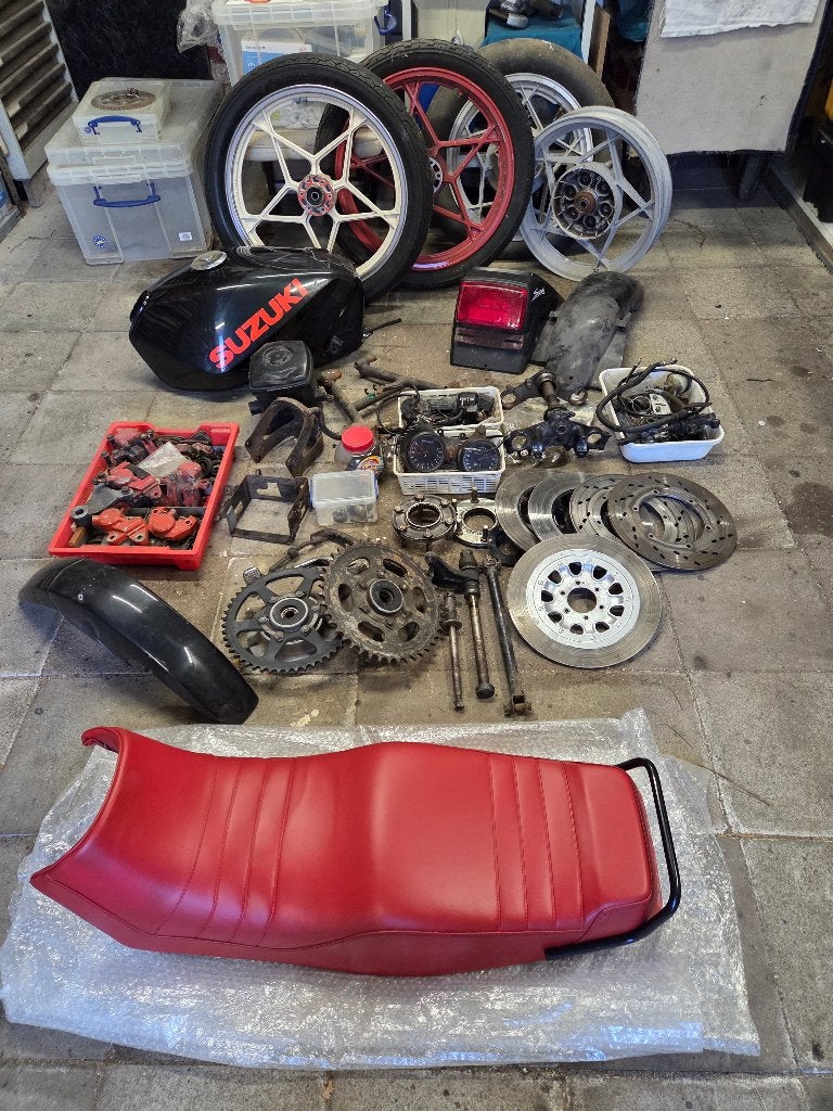 Suzuki GS 550 - 650 Katana, Ophalen, Gebruikt