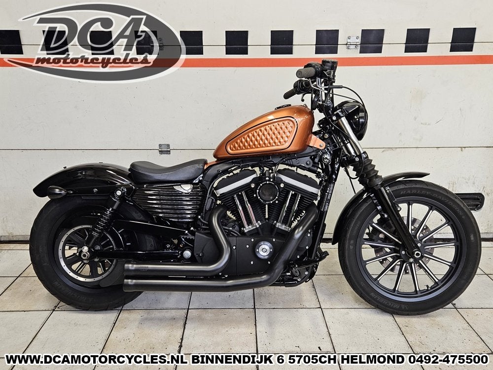 Harley-Davidson XL883N Sportster Iron 2013 Custom tank, Entreprise, Occasion, 2 cylindres, Permis Moto A2 minimum