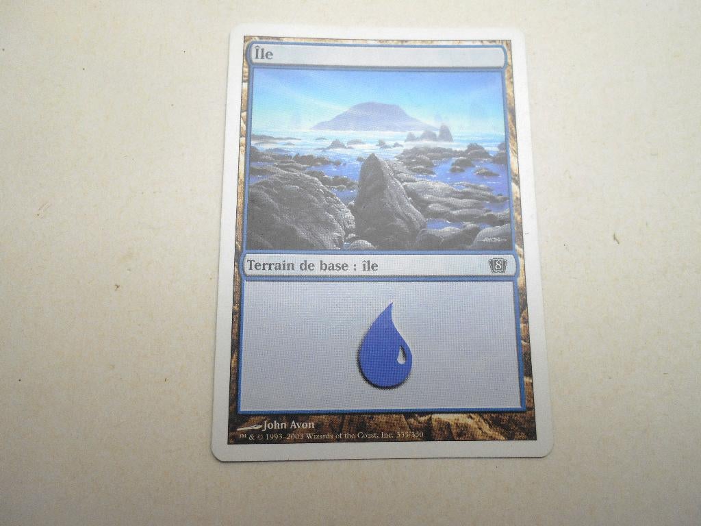 magic card The gathering  terrain de base île, Enlèvement ou Envoi, Comme neuf