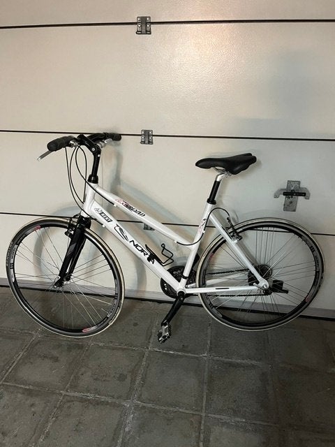 witte dames sportfiets van Norta, Fietsen en Brommers, Minder dan 10 versnellingen, Ophalen, Overige merken, Overige maten