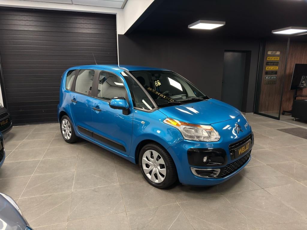 CITROEN C3 PICASSO 1.6 BENZINE TOP STAAT, Auto's, Bluetooth, Euro 5, Zwart, 120 kW