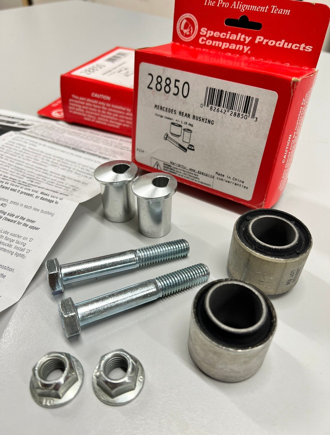 2X Mercedes Camber-kit achterbus 08-16 C E class W204 W207, Ophalen of Verzenden