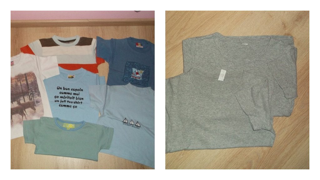 Lot de 8 tee-shirts – 92, Enlèvement, Utilisé, Garçon