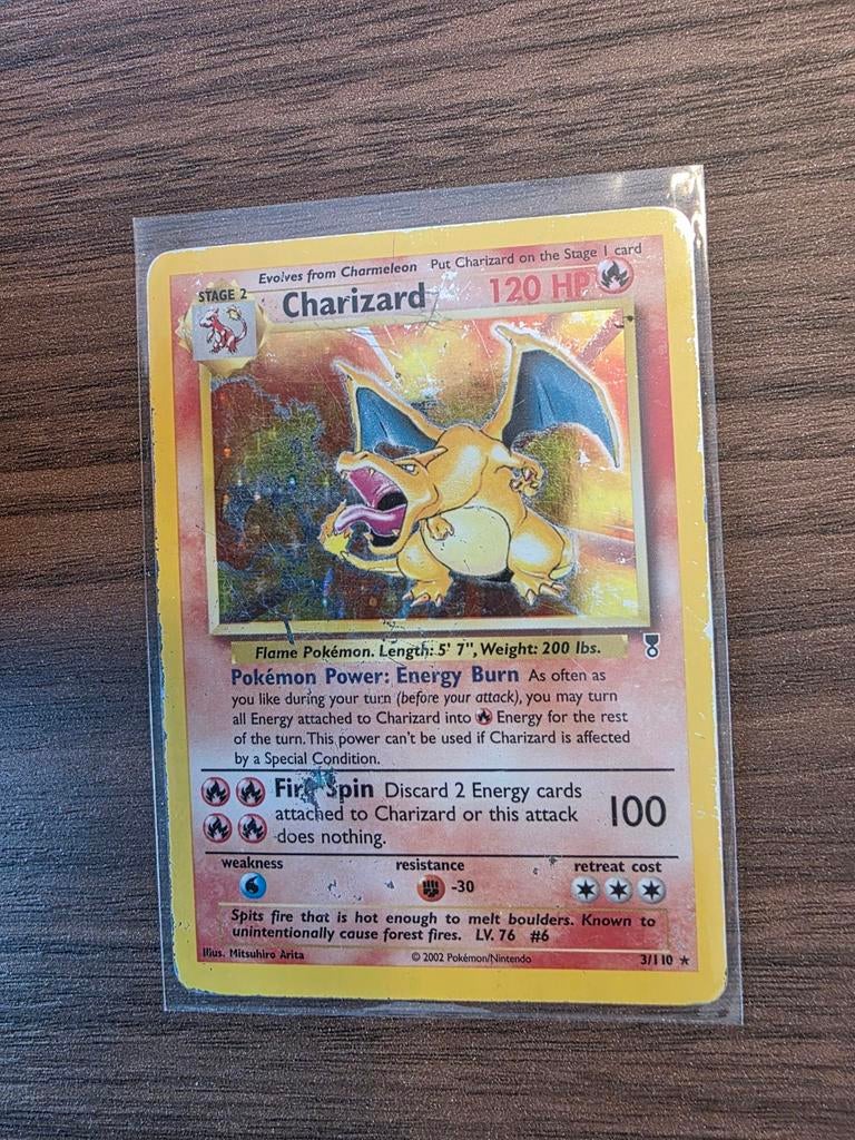 Charizard Holo Legendary Collection base set 3/110, Ophalen of Verzenden