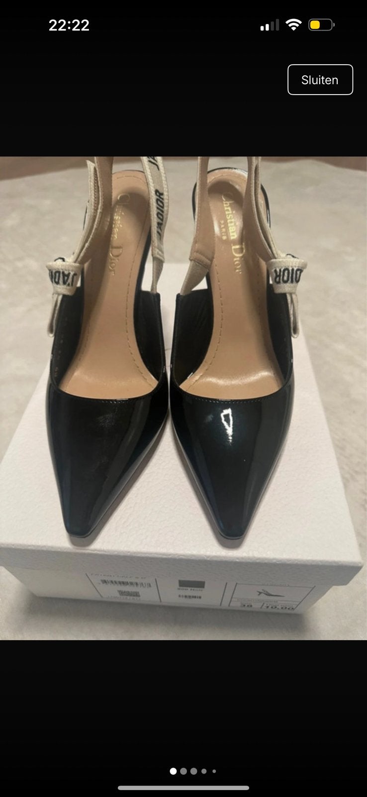 Dior hakken, Ophalen of Verzenden, Zo goed als nieuw, Zwart