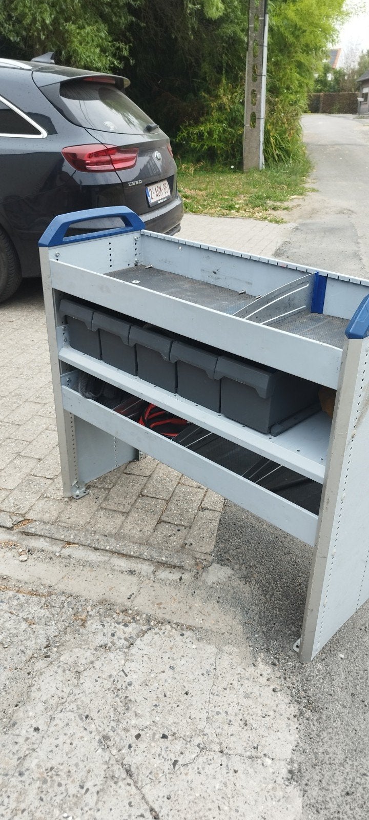 porte-outils pour fourgons, Enlèvement