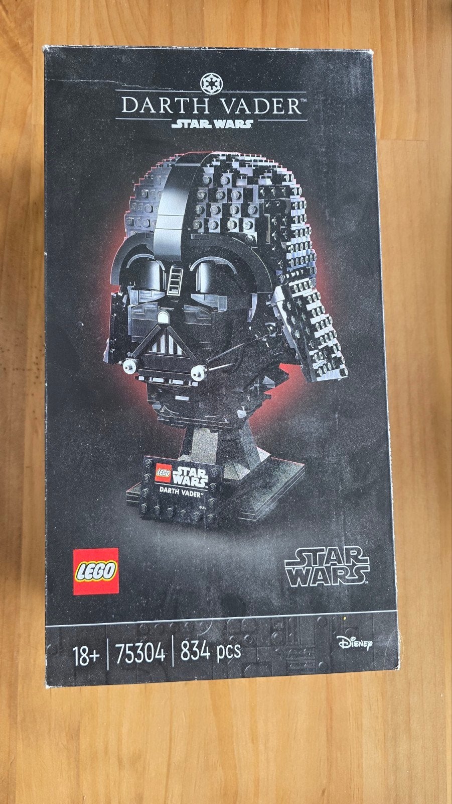 LEGO Star Wars 75304 – Casque Dark Vador – 834 pièces, Star Wars, Instructions incluses, Lego, Ensemble complet