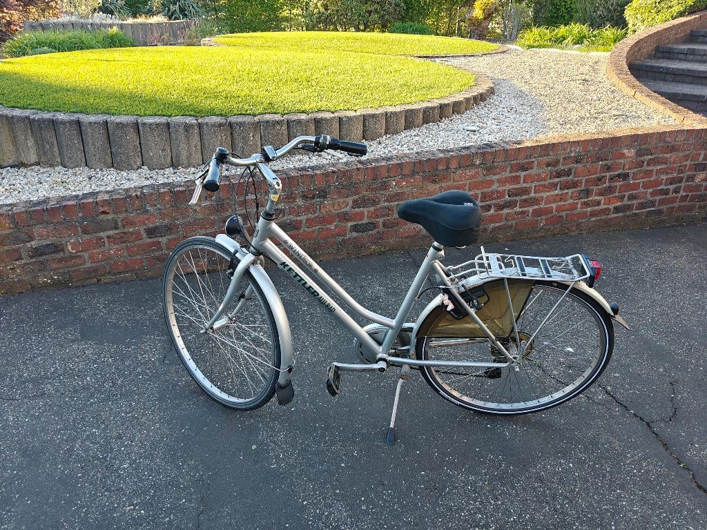 Kettler Alu-Rad Windsor damesfiets – lage instap, Gebruikt, Velgrem, Versnellingen, Ophalen