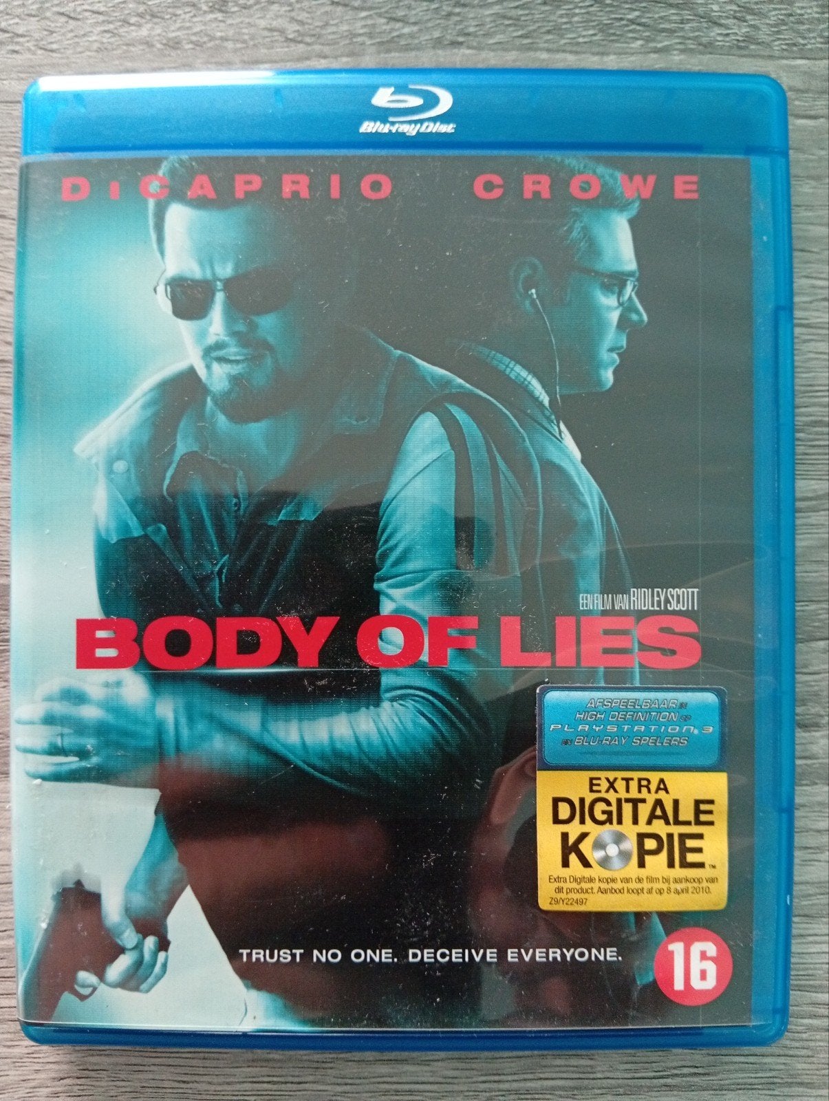 body of lies thriller Blu ray Leonardo DiCaprio, Vanaf 16 jaar, Film, Nederlands, Ophalen of Verzenden