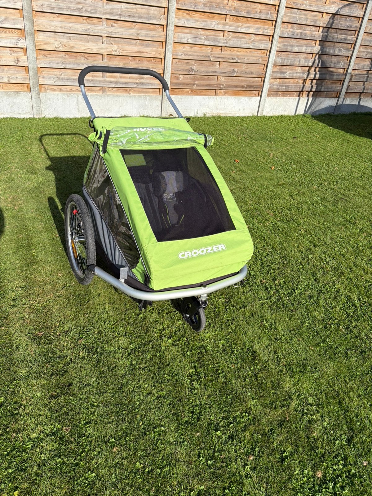 Fietskar Croozer 2 kids, Ophalen, Zo goed als nieuw, Opvouwbaar