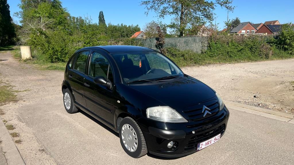 Citroen C3 2007 Benzine, Autos, 1124 cm³, Boîte manuelle, Noir, 5 portes