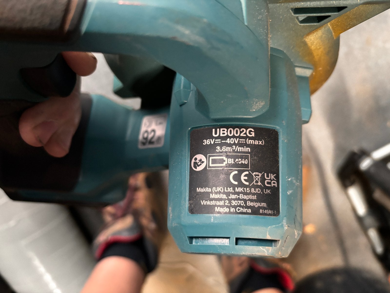 Makita bladblazer 40v, Doe-het-zelf en Bouw, Gereedschap | Boormachines, Ophalen, Nieuw, Overige typen, Variabele snelheid