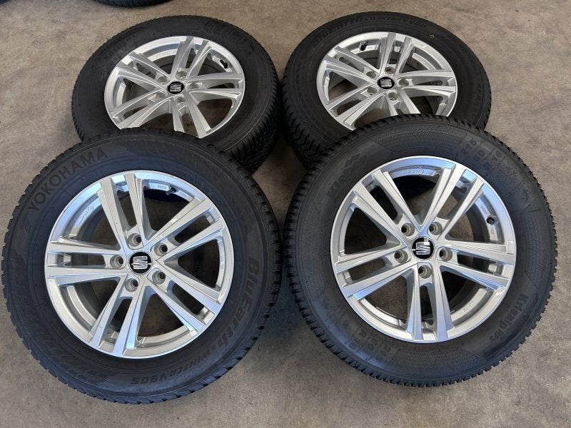 16 inch originele velgen + winterbanden Seat Ateca set 2, Pneus et Jantes, 16 pouces, -, Utilisé