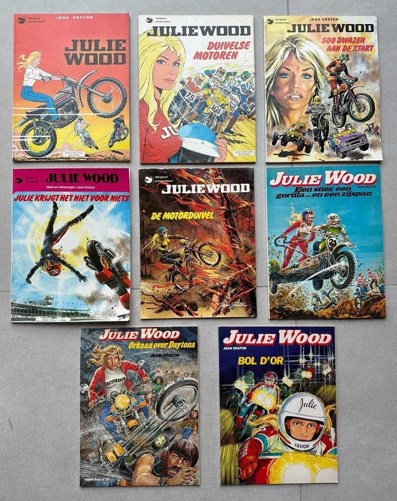 Julie Wood (Jean Graton) - Volledige Reeks in eerste druk, Jean Graton, Enlèvement ou Envoi, Série complète ou Série, Comme neuf