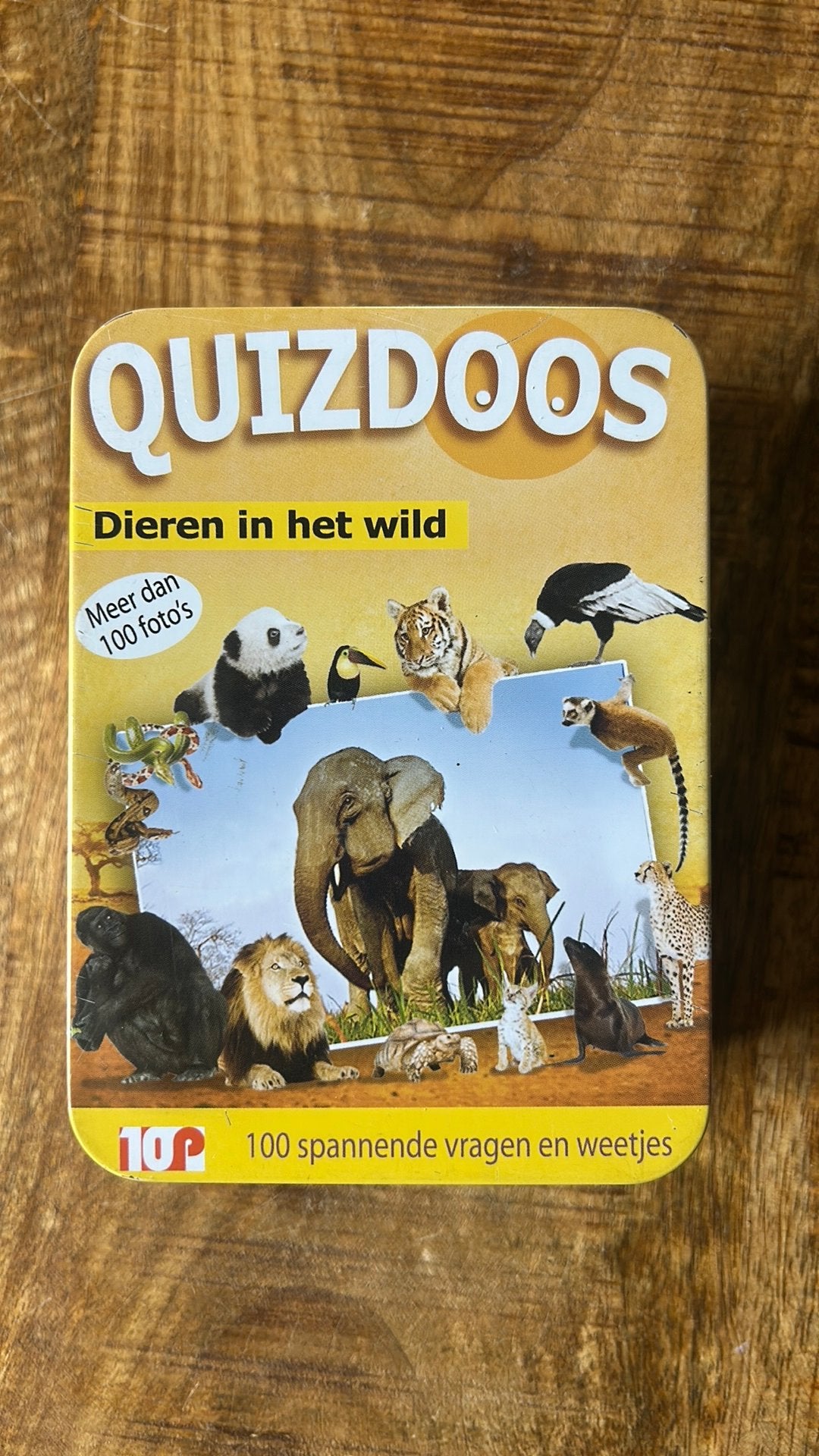 Quizdoos dieren in het wild, Ophalen of Verzenden, Zo goed als nieuw