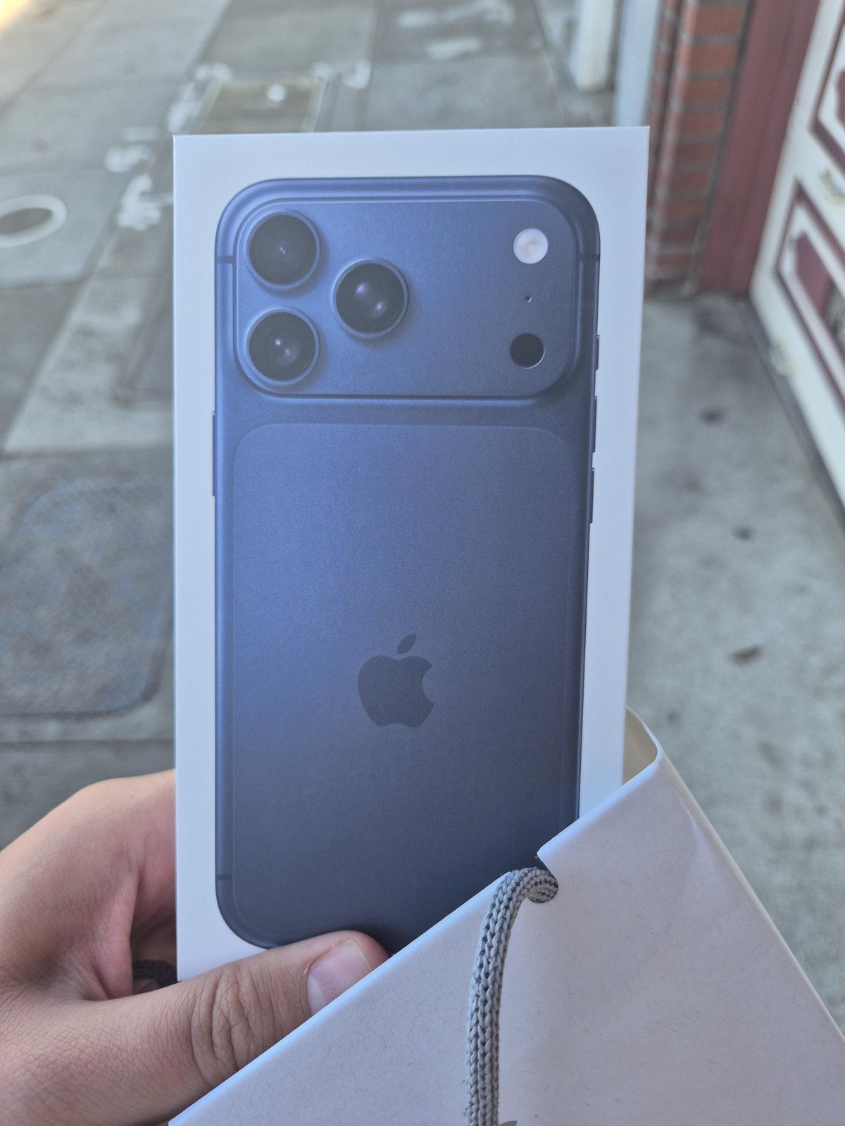 IPHONE 17 pro max 256 neuf bleu, Enlèvement ou Envoi, Comme neuf, IPhone 17, Bleu