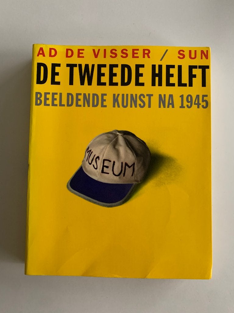 De tweede helft, beeldende kunst na 1945, Ad de Visser, Boeken, Ophalen of Verzenden, Zo goed als nieuw, Schilder- en Tekenkunst