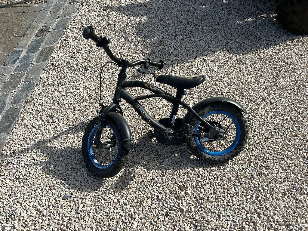 Batman kinderfiets – 12 inch, Stabilisateurs, Frein à rétropédalage, Enlèvement, Utilisé