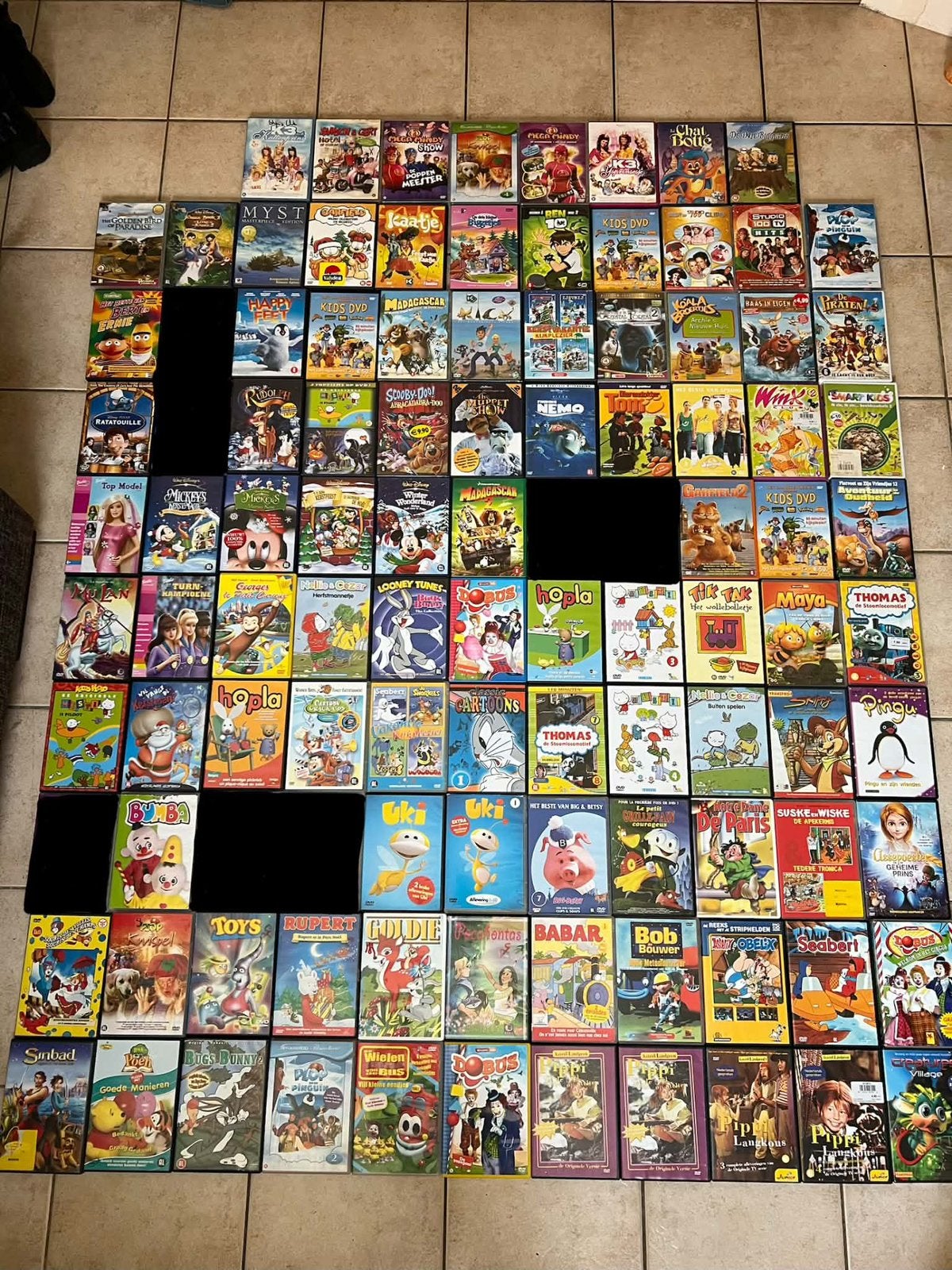 100 kinder dvd’s, Cd's en Dvd's, Ophalen of Verzenden, Zo goed als nieuw