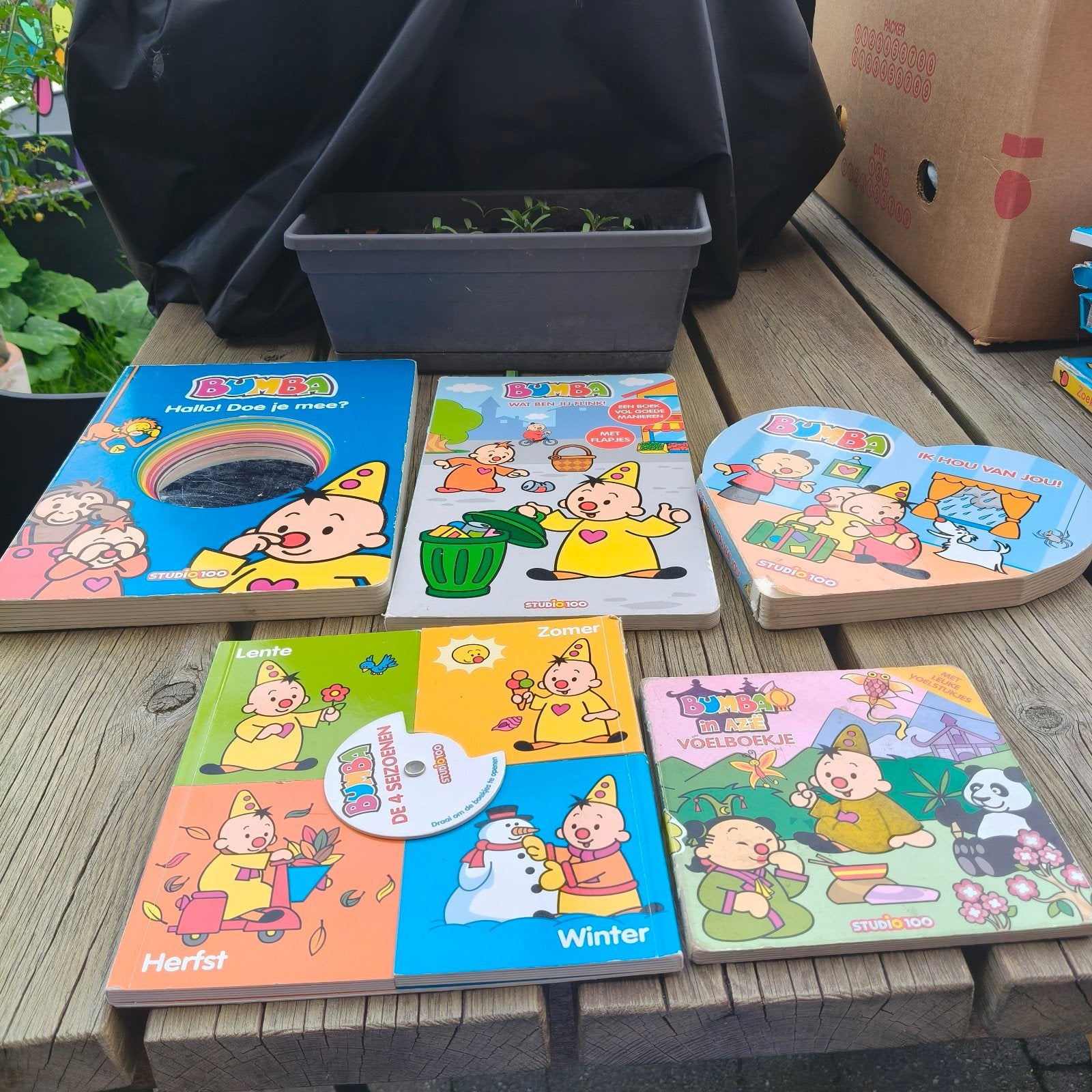 5 boeken bumba, Ophalen, Gelezen