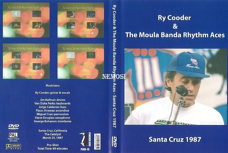 DVD - Ry COODER - SANTA CRUZ 1987, Cd's en Dvd's, Verzenden, Nieuw in verpakking, Concert